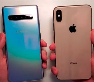 Сравнение скорости работы Samsung Galaxy S10 5G и iPhone XS Max