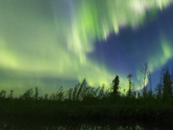 В Лапландии заработала камера, транслирующая полярную ночь