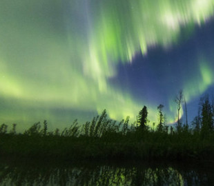 В Лапландии заработала камера, транслирующая полярную ночь