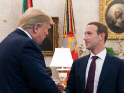 Цукерберг встречался с Трампом перед заседанием Конгресса по вопросу Libra