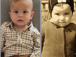 Одно лицо: Виктор Павлик сравнил сына и себя в годовалом возрасте