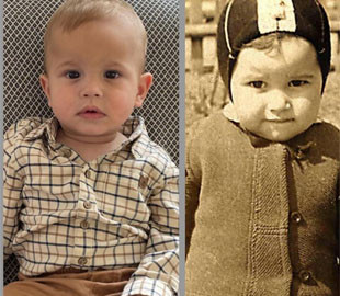 Одно лицо: Виктор Павлик сравнил сына и себя в годовалом возрасте