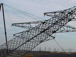 У Курській області невідомі підірвали опору лінії електропередач