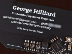 Инженер разработал визитную карточку-компьютер на Linux