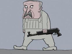 Лукашенко попал на карикатуру с автоматом из-за интересной "тайны"