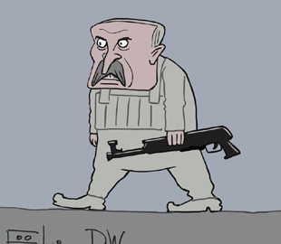 Лукашенко попал на карикатуру с автоматом из-за интересной "тайны"