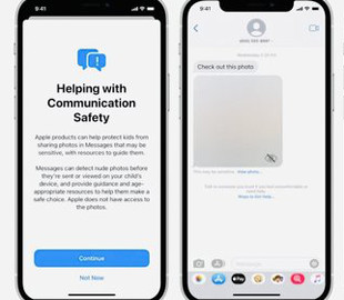 Apple будет скрывать обнаженные фото в сообщениях детей