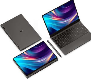 Вышел трансформируемый мини-ноутбук One Mix 4 Platinum с 10-дюймовым экраном