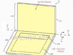 Запатентованный Apple ноутбук с двумя экранами OLED лишен физической клавиатуры