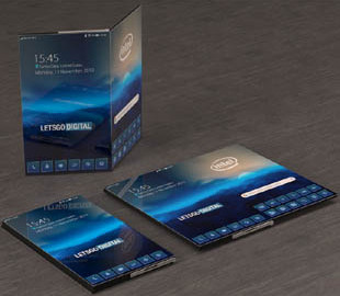 Смартфон Intel с гибким дисплеем превращается в планшет