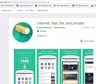Amazon выпустила браузер и назвала его Internet