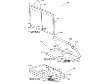 Новый патент Microsoft демонстрирует складной смартфон-планшет