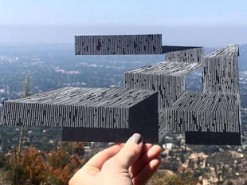 Американская художница создает удивительные оптические иллюзии (Фото)