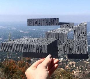 Американская художница создает удивительные оптические иллюзии (Фото)