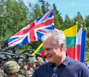 Науседа: Терористичний режим кремля буде зупинений спільними силами союзників