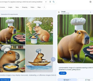 Google тепер може створити зображення за описом у пошуковому рядку