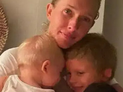 Катя Осадча показала, як провела вечір без світла після масованої атаки: фото з синами