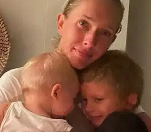 Катя Осадча показала, як провела вечір без світла після масованої атаки: фото з синами