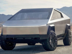 В сети показали рендеры 6-колёсного электрического пикапа Thundertruck на базе Cybertruck