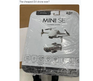 DJI готовит свой самый дешевый дрон Mini SE
