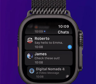 На Apple Watch випустили оновлений додаток Telegram