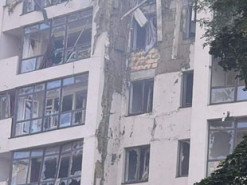 Как сейчас выглядит дом в Киеве, в который попала ракета: фото