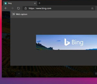 В браузере Edge появились инструмент создания скриншотов и поддержка настраиваемых тем оформления
