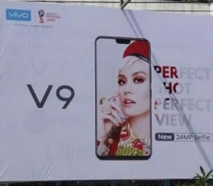 Смартфон Vivo V9, который копирует дизайн iPhone X, получил фронтальную камеру разрешением 24 Мп