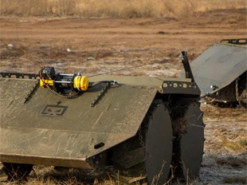 Український робот-евакуатор врятував важкопораненого воїна на відстані 20 метрів від ворога