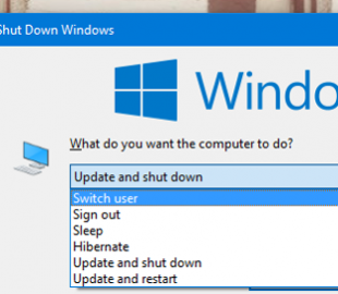 Выключить компьютер на Windows 10 без установки обновлений стало невозможно