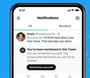 Twitter позволит пользователям принудительно удалять упоминания о себе