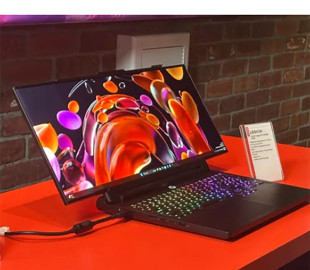 Lenovo представила перший у світі ноутбук з екраном, який моментально змінює розмір