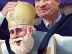 Мультик от мэра. Кличко показал, как развлекается со Святым Николаем в Киеве