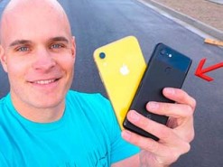 Сравнительный дроп-тест смартфонов iPhone XR и Pixel 3
