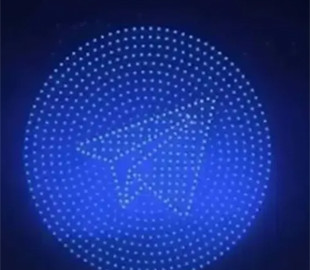 Дуров влаштував грандіозне шоу дронів у небі над Дубаєм