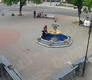 "Хотела сфотографироваться": героиня соцсетей объяснила, почему сломала фонтан