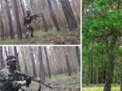Кадыровские тиктокеры сняли на видео "захват Украины", расстреливая деревья в лесу