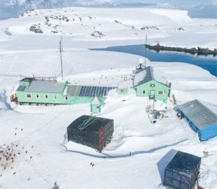 Станцію "Академік Вернадський" замело рекордною кількістю снігу: пінгвіни гуляють по даху. Фото