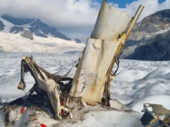 У Швейцарії на льодовику знайшли уламки літака, що розбився в 1968 році