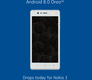 Смартфон Nokia 3 начал обновляться до Android 8.0 Oreo