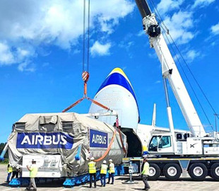 Літак Руслан перевіз до США супутник для SpaceX