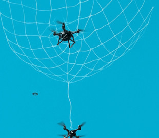 Українська компанія AirNet представила систему для перехоплення дронів сіткою