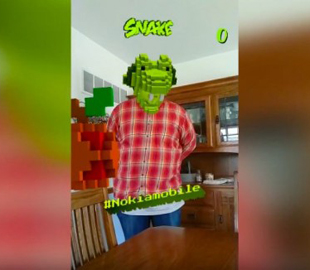 Nokia и Facebook запустили «Змейку» с дополненной реальностью