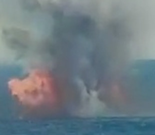 В Румунії показали відео знищення морського дрона з винищувача F-16