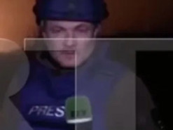 Косив під іноземного журналіста, але «спалився»: російський пропагандист оконфузився під час прямого репортажу