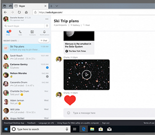 Skype начал работать в Safari