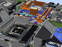 В Minecraft воссоздали материнские платы AMD и Intel