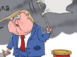 Я сдаюсь: "боец" Трамп стал героем меткой карикатуры после штурма Капитолия