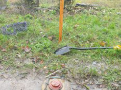 У Тростянці поряд з підірваною автівкою знайшли ще одну міну