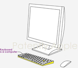 Apple запатентовала компьютер, встроенный в клавиатуру